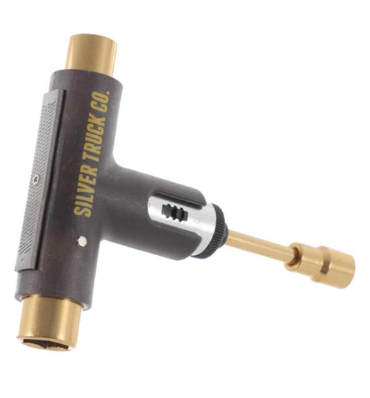 SILVER SKATE TOOL - BLK & GOLD
